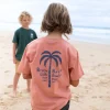 Byron Palm Loco Kids Tee | Rose