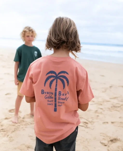Byron Palm Loco Kids Tee | Rose