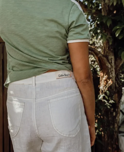 Lyla Short | Off White Linen