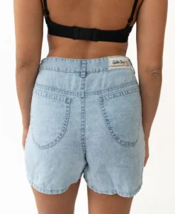 Lyla Short | Wash Blue Linen