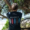 Manly Boards Tee | Navy