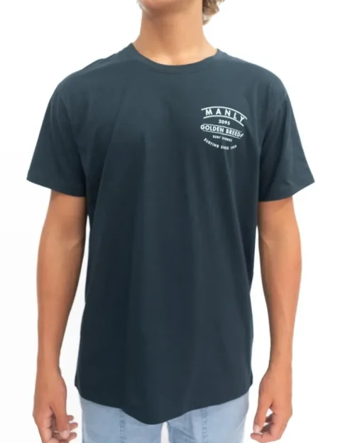 Manly Boards Tee | Navy