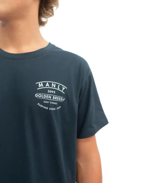 Manly Boards Tee | Navy