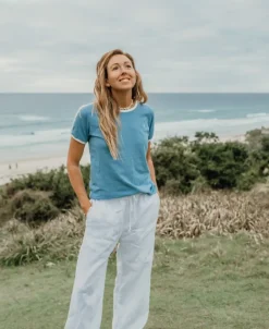 Ringer Tee | Azure